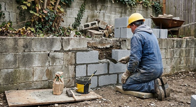 Block Wall Repair in Marlette, MI