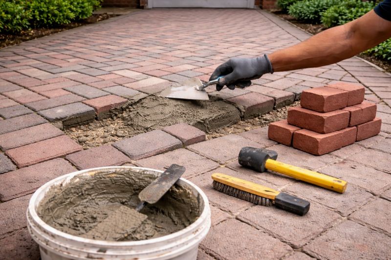 Brick Flatwork Repair in Clio, MI
