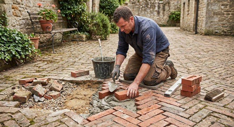 Brick Flatwork Repair in Imlay City, MI