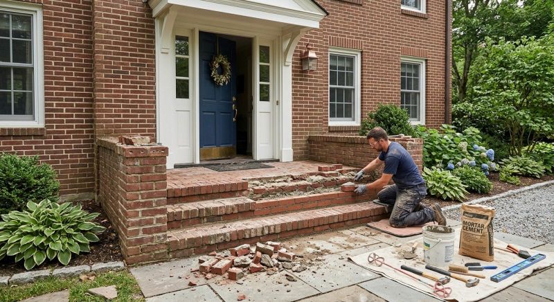 Brick Flatwork Repair in Metamora, MI