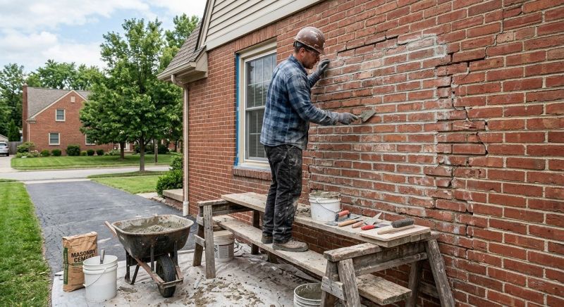 Brick Flatwork Repair in Vassar, MI