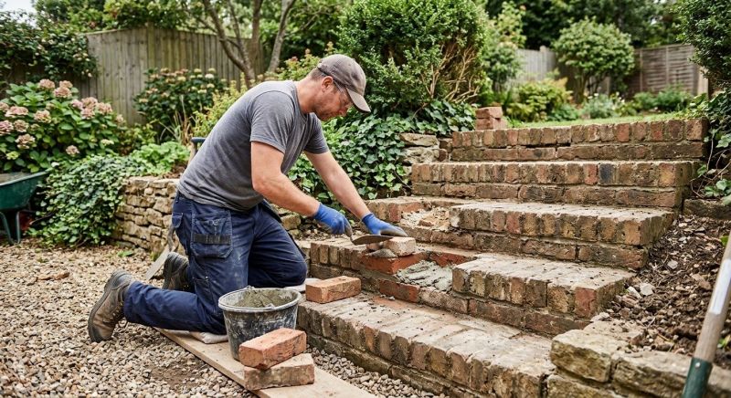 Brick Stairs Repair in Almont, MI