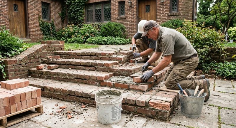 Brick Stairs Repair in Otisville, MI