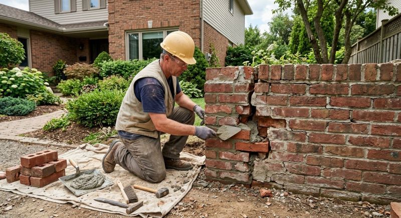 Brick Wall Repair in Lapeer, MI