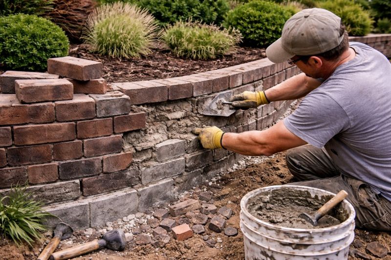 Brick Wall Repair in Oxford, MI