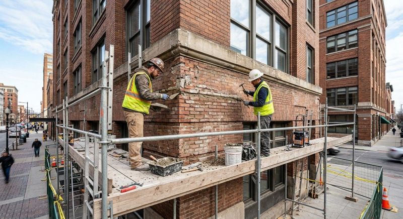 Commercial Masonry Repair in Holly, MI