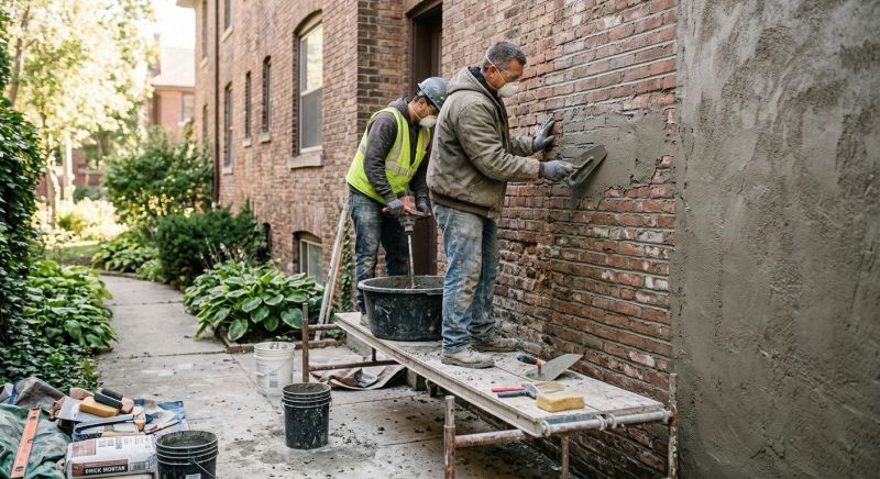Porch Brick Repair in Lapeer, MI