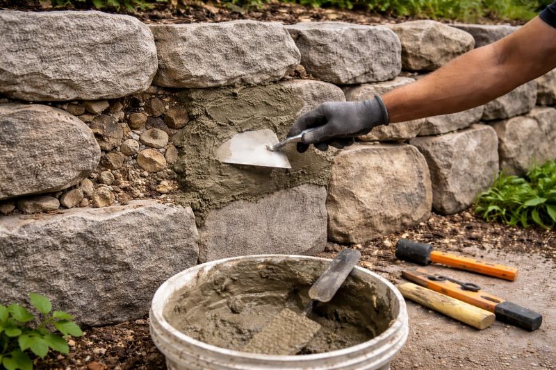 Retaining Wall Repair in Marlette, MI