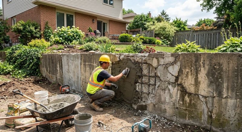 Retaining Wall Repair in Ortonville, MI