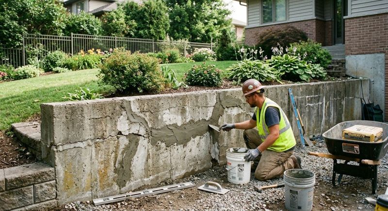 Retaining Wall Repair in Romeo, MI