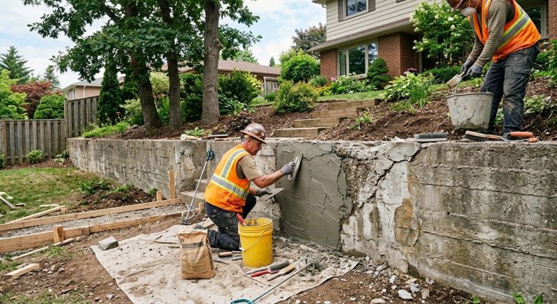 Retaining Wall Repair in Vassar, MI