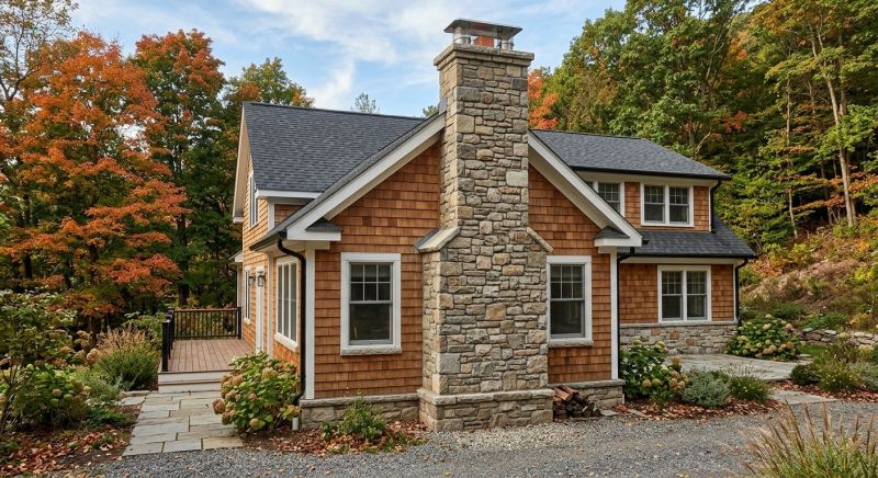 Stone Chimney Installation in Brown City, MI