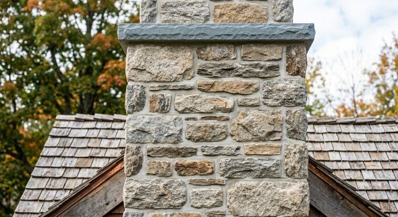Stone Chimney Installation in Genesee County, MI