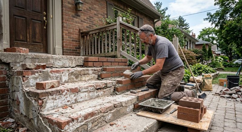 Stonework Repair in Grand Blanc, MI